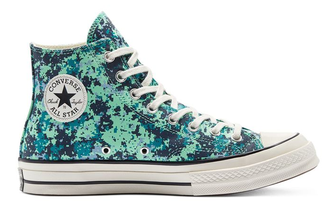 Кеды Converse Chuck 70 Pixelated Digital Camo High Top зеленые