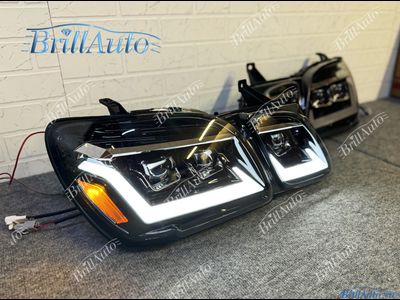 Фары Lexus LX470 3 линзы Bi LED тюнинг