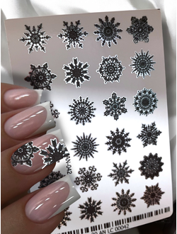 Фольгированные слайдеры Серебро AN-042