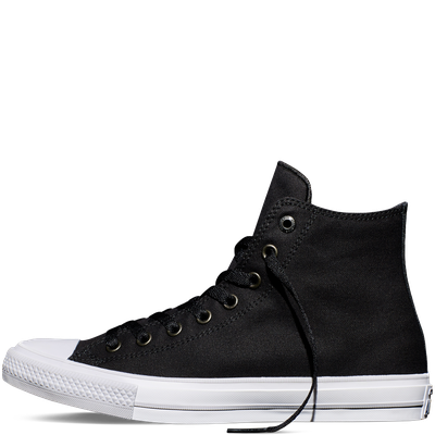Черные высокие кеды Converse All Star II Black - 150143C