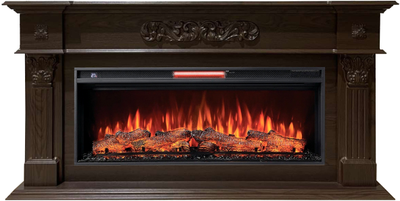 Линейный электрокамин Лидс AO с очагом Joker 45