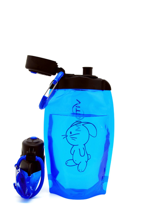Складная бутылка для воды арт. B050BLS-1415 с рисунком