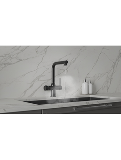 Система мгновенного кипячения воды 4в1 AQUAHOT MODENA BM (черный матовый)