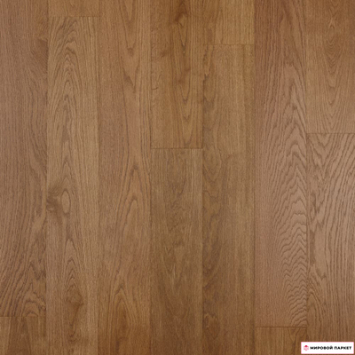 Паркетная доска Royal Parket Дуб Натур Честер 130 мм 1-полосная с фаской лак замок 2G толщина 13 мм 1.544 м2
