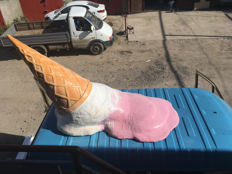 Фигуры из мороженого