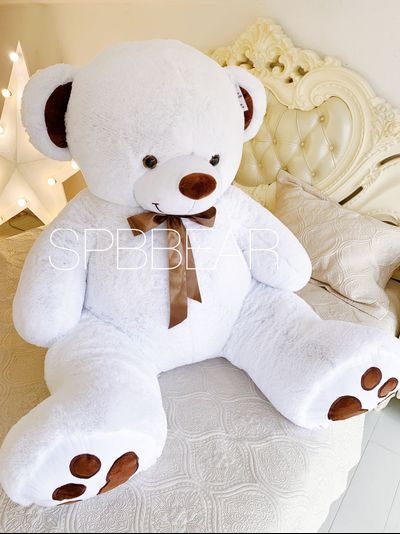 Огромный плюшевый мишка 200 см белый Тони