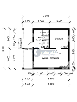 планировка 1этажа д21