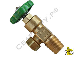 Вентиль водородный мембранный БАМЗ ВБМ-1-43 W27.8 - СП21.8 LH 20МПа