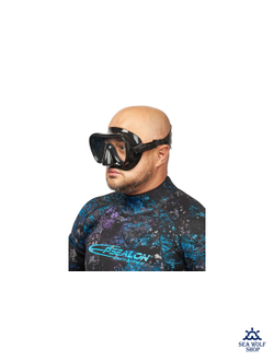 Маска для дайвинга Seac Sub Salina black, черная