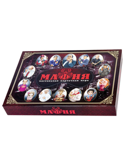 Игра настольная карточная "Мафия", с масками, 10 КОРОЛЕВСТВО, 2620