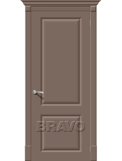 Межкомнатная окрашенная дверь Скинни-12 Mocca