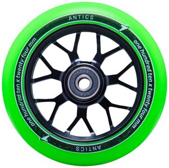 Купить колесо Antics Glider 110 (зеленое) для трюковых самокатов в Иркутске