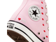 Кеды Converse Chuck 70 Embroidered Lips Pink розовые высокие