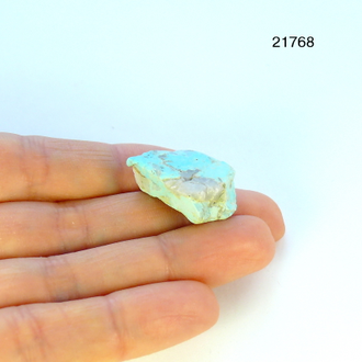 Бирюза натуральная (горбушка) Казахстан арт.21768: 4,6г - 20*17*9мм