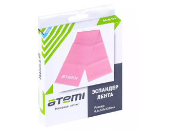 Эспандер-лента Atemi ALB01, размеры 0,4x120x1200 мм, нагрузка 5 кг