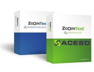 Программа экранный увеличитель ZoomText Magnifier /Magnifier+Reader