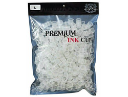Колпачки под тату краску Premium ink cup 15-16мм (400 шт)