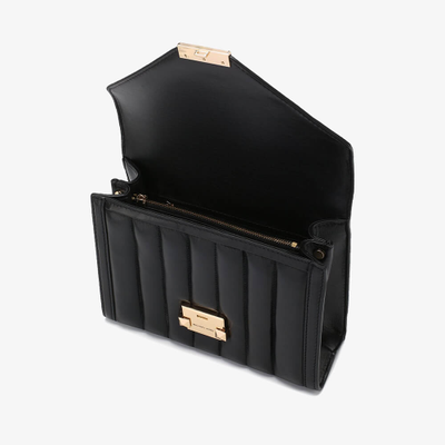 Сумка женская WHITNEY LARGE QUILTED LEATHER CONVERTIBLE черная