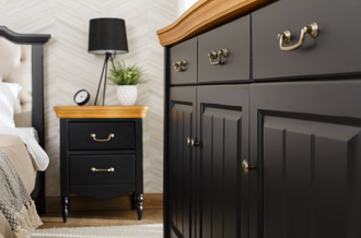 Комод Айно 6 широкий из массива сосны с ящиками и дверками 150 х 43 х 91 см