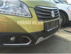 Защита радиатора Suzuki SX4 (II S-Cross) 2013-2016 black