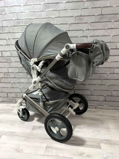 Детская коляска 3 в 1 Luxmom 518 Серый