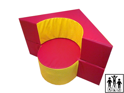 Кресло Гном красный / желтый DNN