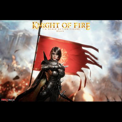 Рыцарь Пламени в черном - Коллекционная ФИГУРКА 1/6 scale Knight of Fire - Black  (PL2020-173C) - TBLeague
