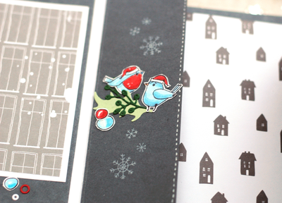 ФП штамп "Зимние птички"