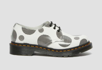 Ботинки Dr. Martens 1461 Polka Dot белые