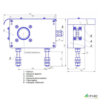 Датчик ультразвуковой USS IT19A-43P-R4300-Z-C