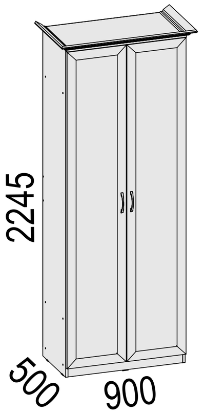 Шкаф для одежды Фиери