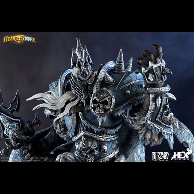 Король-Лич (серия Warcraft, HearthStone) - КОЛЛЕКЦИОННАЯ СТАТУЯ 1/10 The Lich King (HEXHS002) - HEX Collectibles x Blizzard