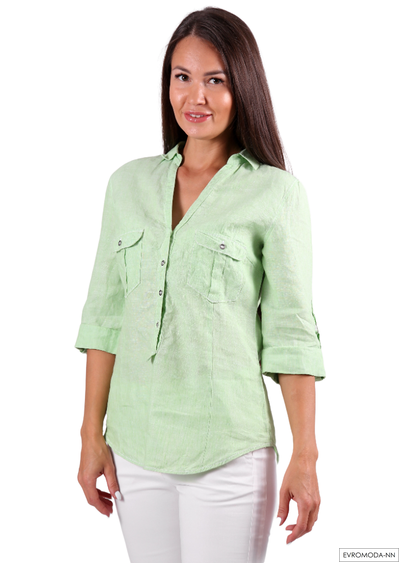 Блузка Билле лён (Акция)