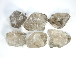 Кварц дымчатый (раухкварц, раухтопаз) необработанный "дикий" образец  в ассортименте, Бразилия (40-50 мм, 30-37 г) №21965