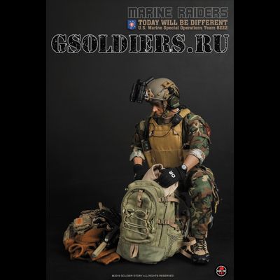 Коллекционная фигурка 1/6 MARINE RAIDERS TODAY WILL BE DIFFERENT MSOT 8222 (SS094) - Soldier Story