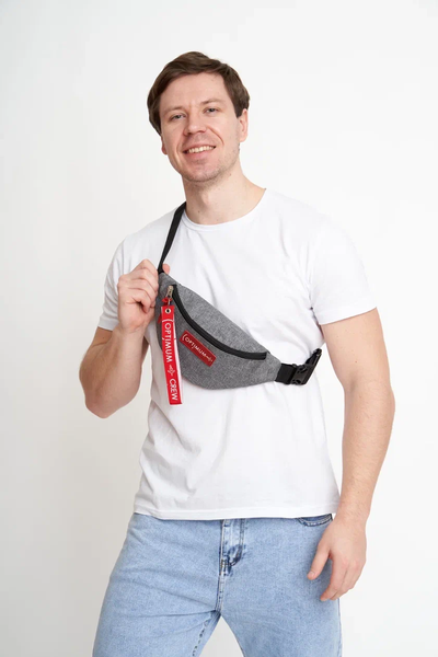 Сумка на пояс Optimum Mini RL, серая