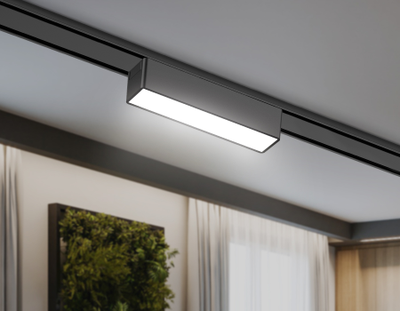 Светильник светодиодный трековый для шинопровода Magnetic Ultra Slim GV 1443 BK черный IP20 5W 4200K 48V 122*26*24