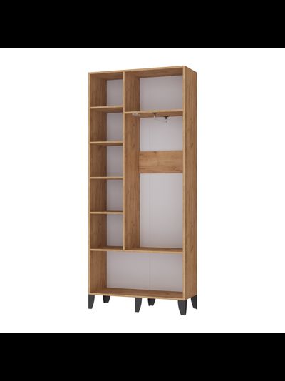 Рея Шкаф РГШ Дуб Крафт Золотой/ МДФ Гранит Софт Матовый