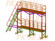 Площадка-подмость передвижная двухуровневая
