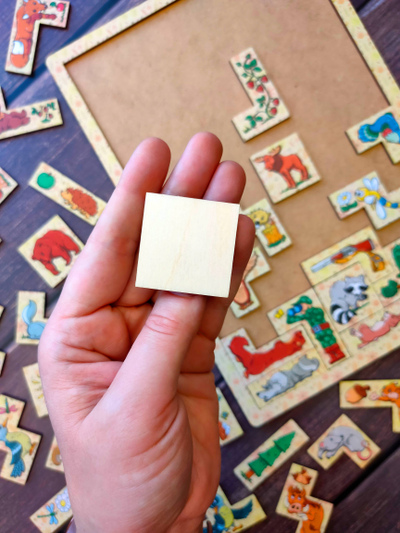 Головоломка тетрис "Лесное царство"