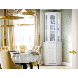 Буфет угловой Лиза-2 Белый ш574хв2250хг574