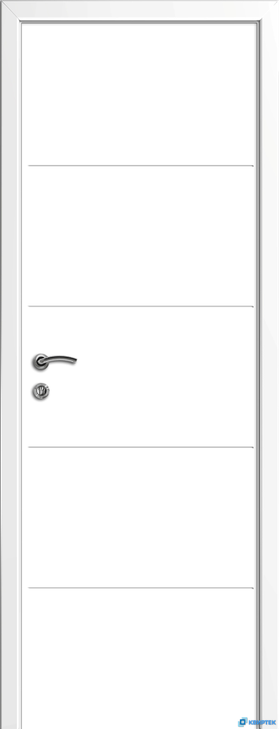 Дверь глухая пластиковая KAPELLI Multicolor Ф4Г Белый RAL 9016 купить в Челябинске | КВИРТЕК