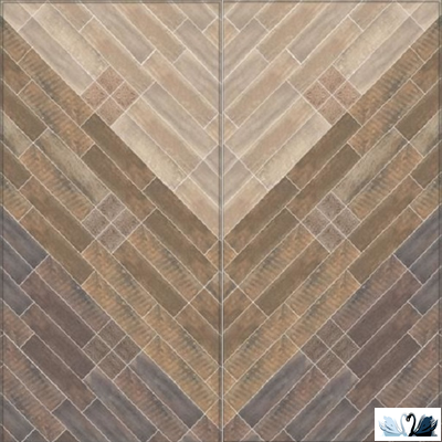 Керамогранит Керама марацци Браш Вуд коричневый темный 10 х 40 см, SG401300N, под дерево