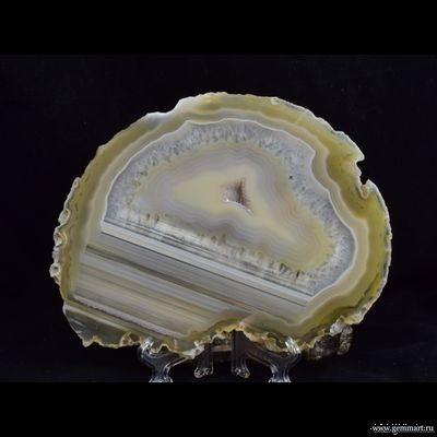 Агат - полированный спил -