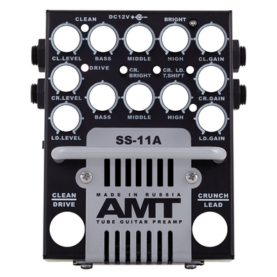 Корпус лампового преампа AMT SS-11A целиком (3 детали + 8 винтов)
