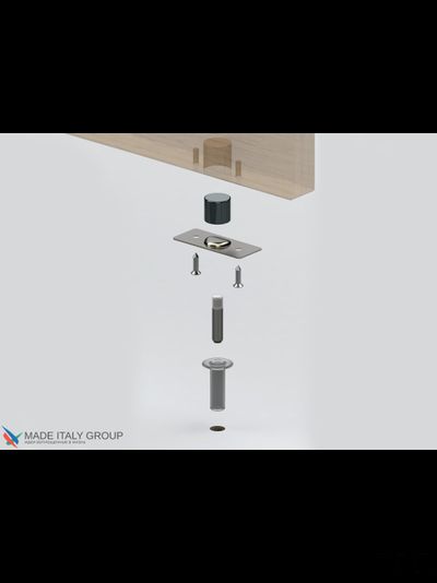 Упор магнитный автоматический скрытый FANTOM PREMIUM HGT001 белый