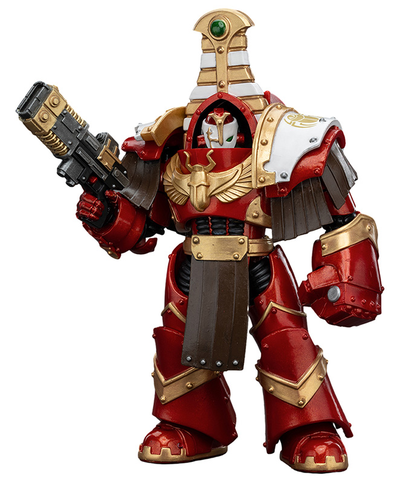 Терминатор кабала Сехмет Тысячи Сынов (Warhammer Horus Heresy) - КОЛЛЕКЦИОННАЯ ФИГУРКА 1/18 Thousand Sons Sekhmet Volkite Charger And Power Fist (JT8612) - JOYTOY