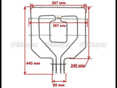 Тэн духовки для плиты Bosch, Siemens 773539 (0773539, 00471369)