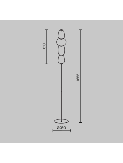 Напольный светильник (торшер) Pattern, MOD267FL-L32CH3K
