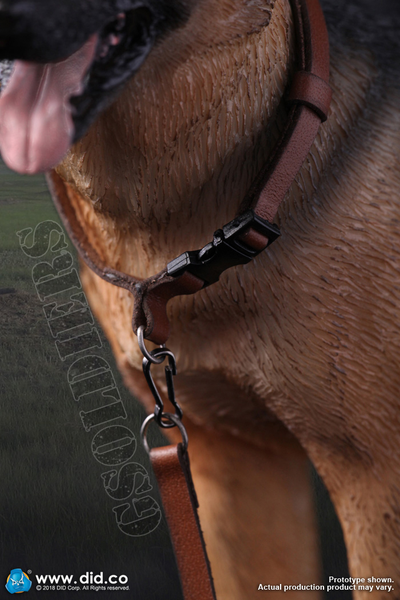 Немецкая овчарка - Коллекционная ФИГУРКА 1/6 scale German Shepherd (AS003) - DID